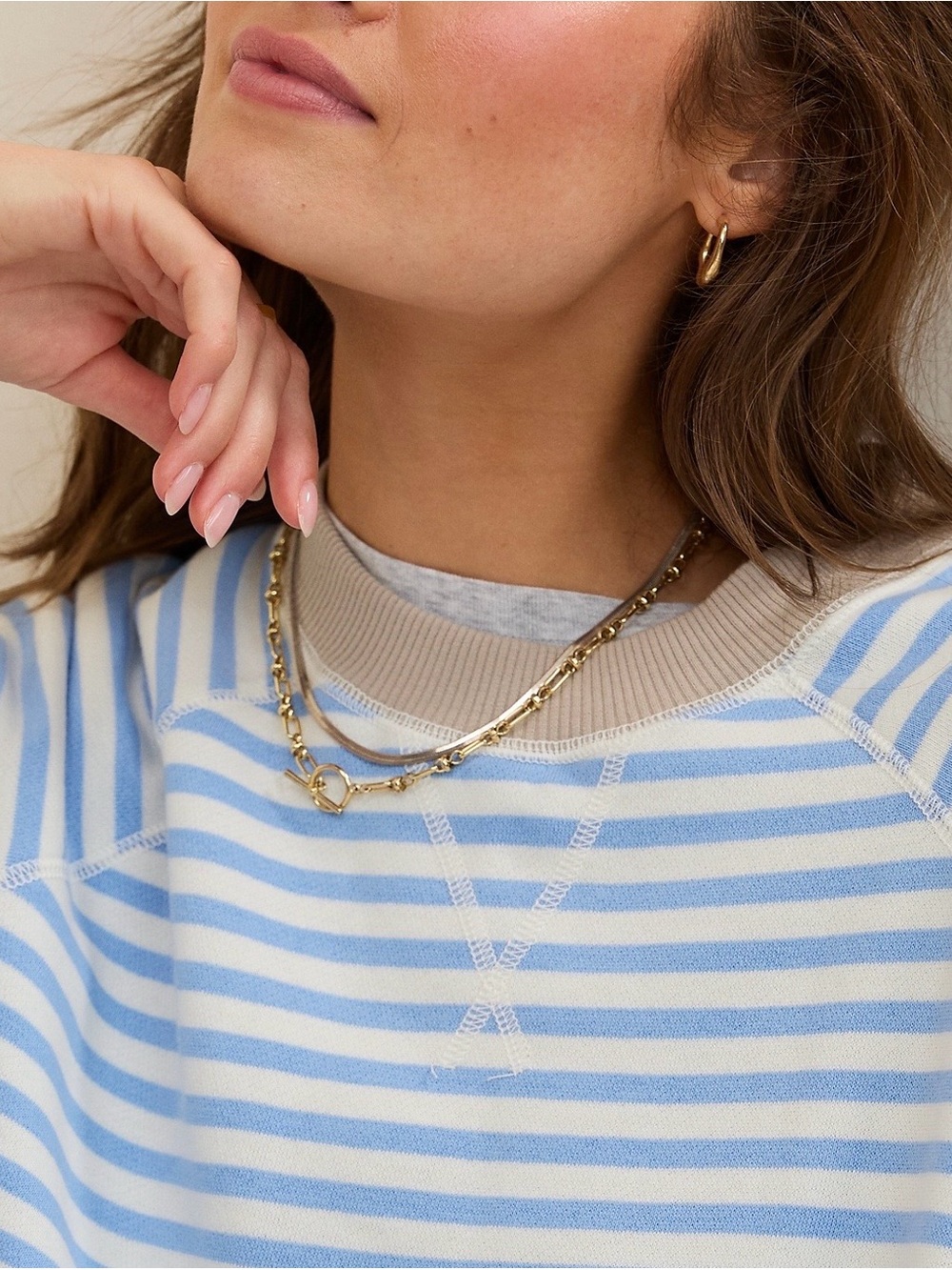 Aerie Go-To Boyfriend Sweatshirt 
In Horizon Sky color-way BIN#15 - Picture 6 of 7
